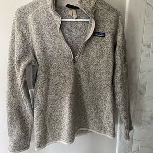 Brown and gray Patagonia fleece